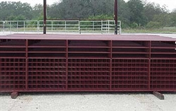 14' BROWN ALL-PIPE GATE